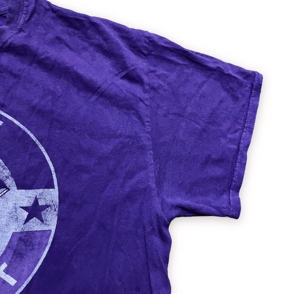 Kansas State Wildcats Mascot Willie For President Purple T-Shirt Size Large NCAA - Picture 8 of 14